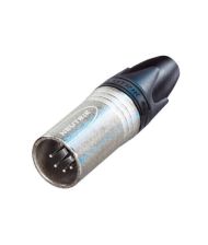 CONECTOR MACHO XLR 5 POLOS