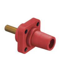 CONECTOR CAM LOCK 400A PAINEL FEMEA VERMELHO